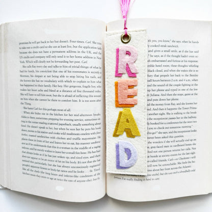 Read Felt Bookmark 