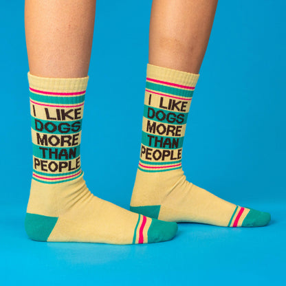 I Like Dogs More Than People Socks