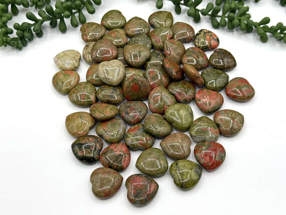 Unakite Mini Heart