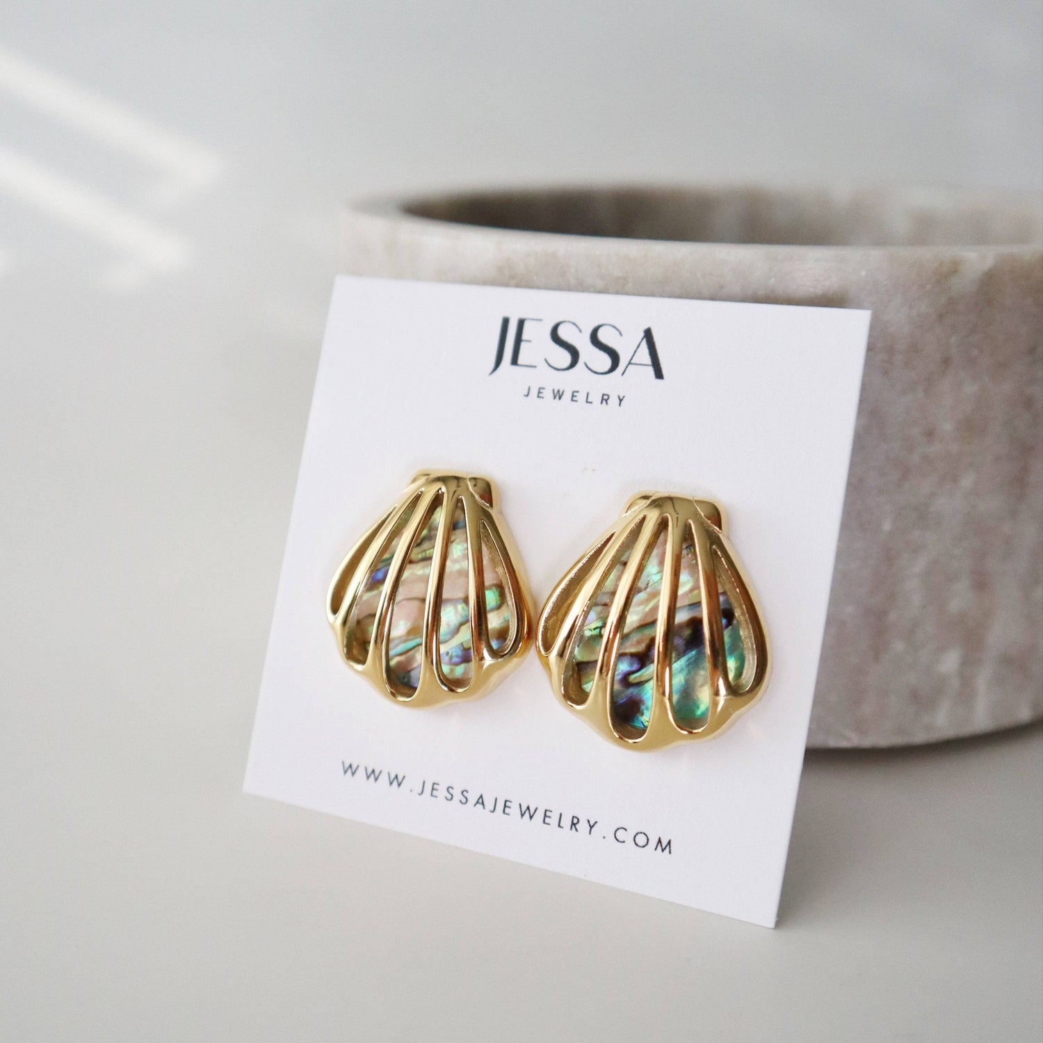 Aurora Seashell Earrings