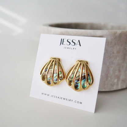 Aurora Seashell Earrings