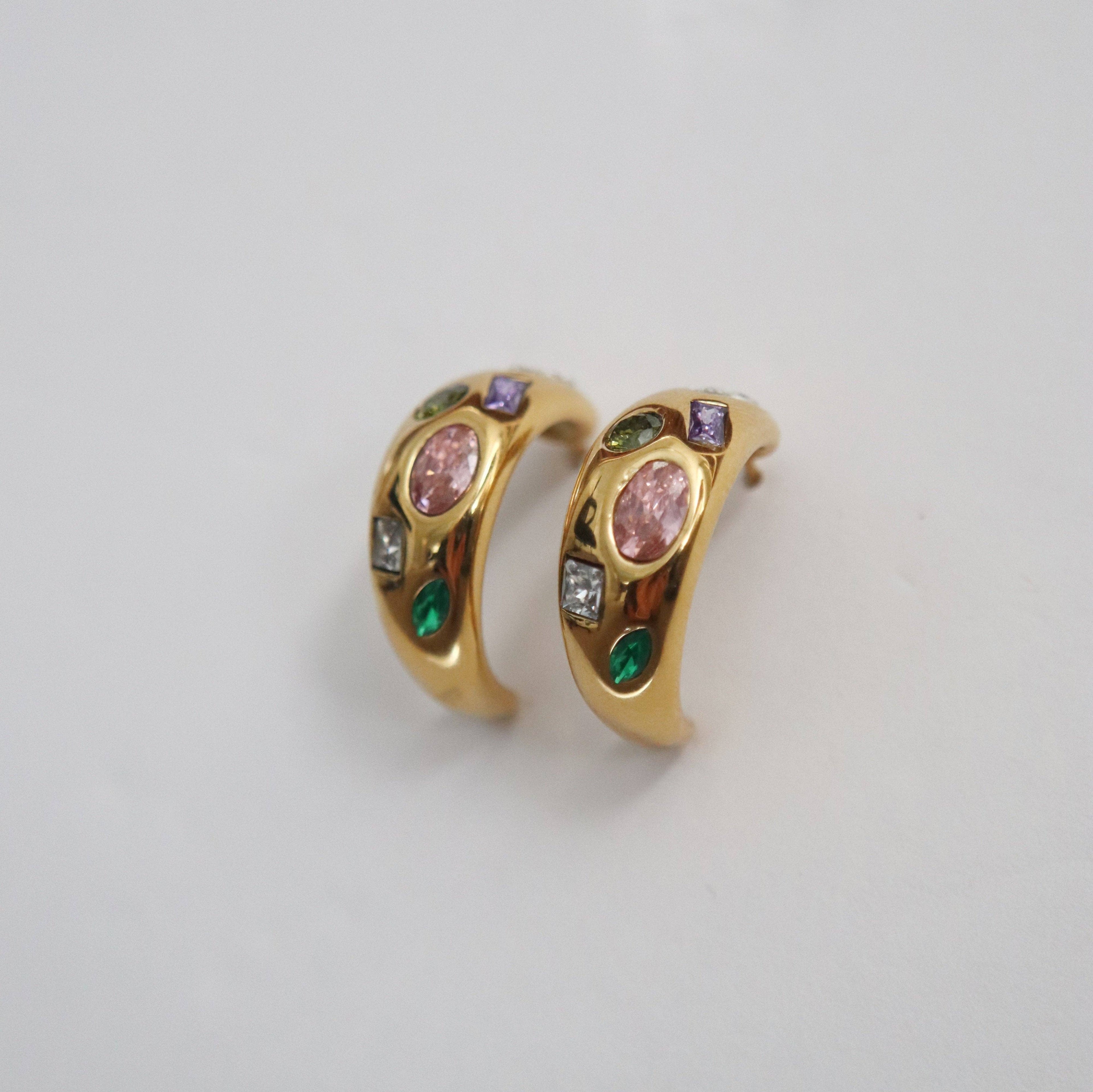 Mosaic Hoops