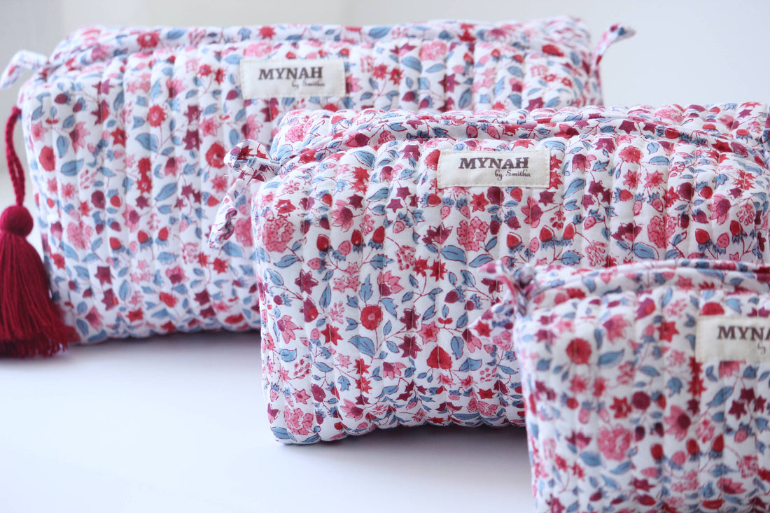 Crimson Garden Travel Bag