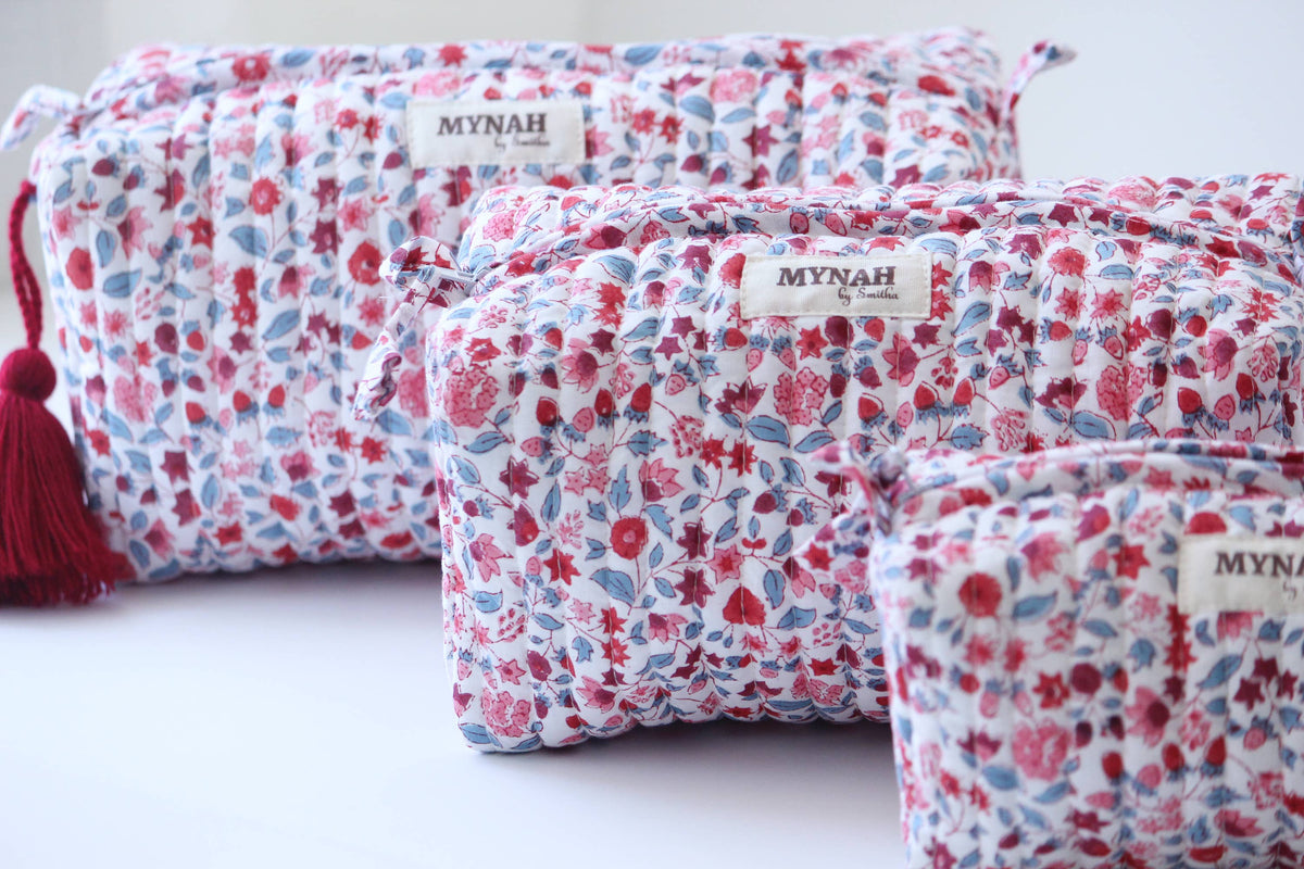 Crimson Garden Travel Bag