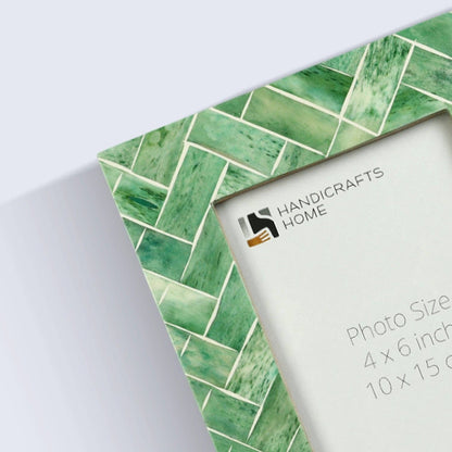 Green Leaf Bone Frame