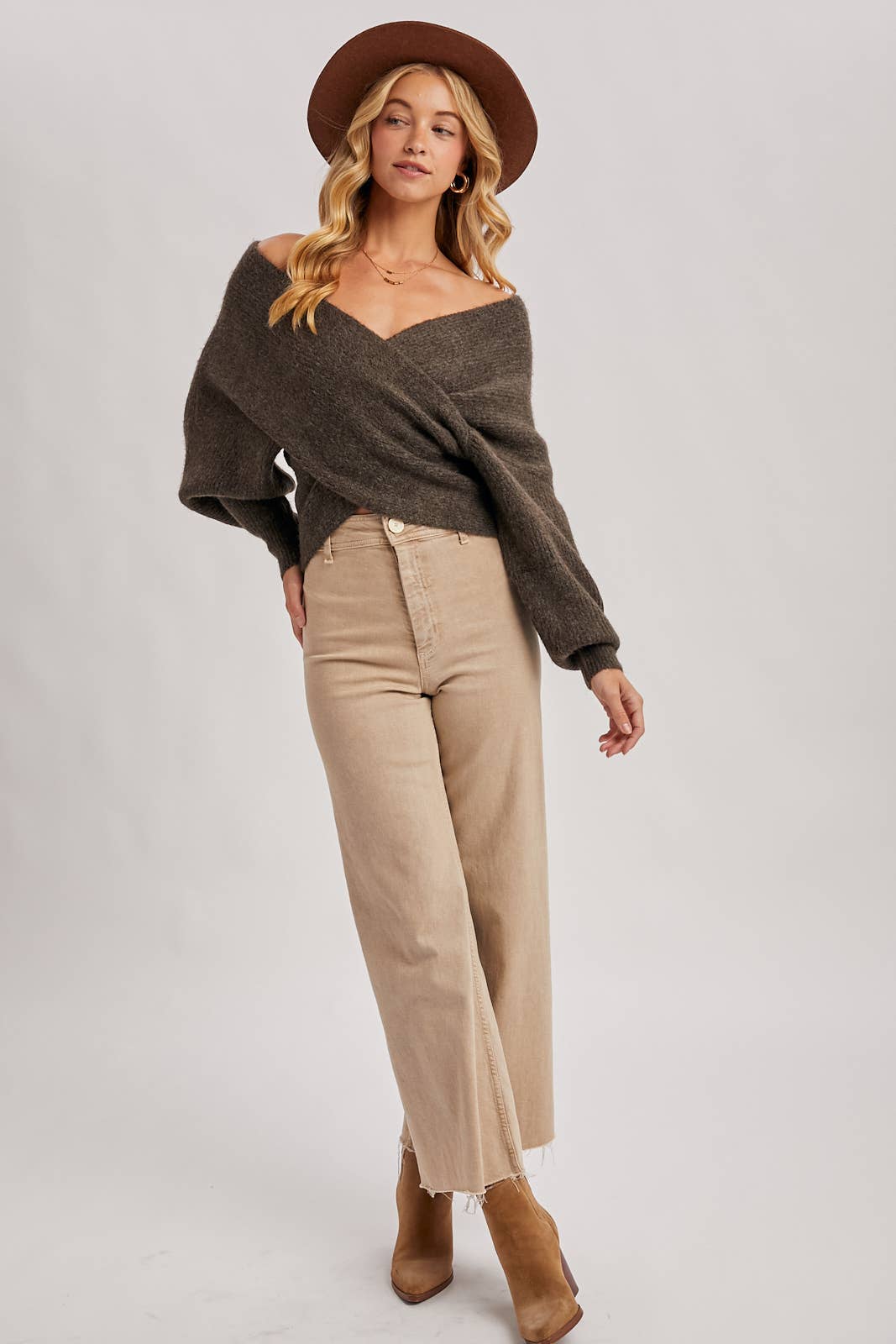 Sofie Crossover Sweater