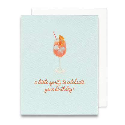Aperol Spritz Birthday Card