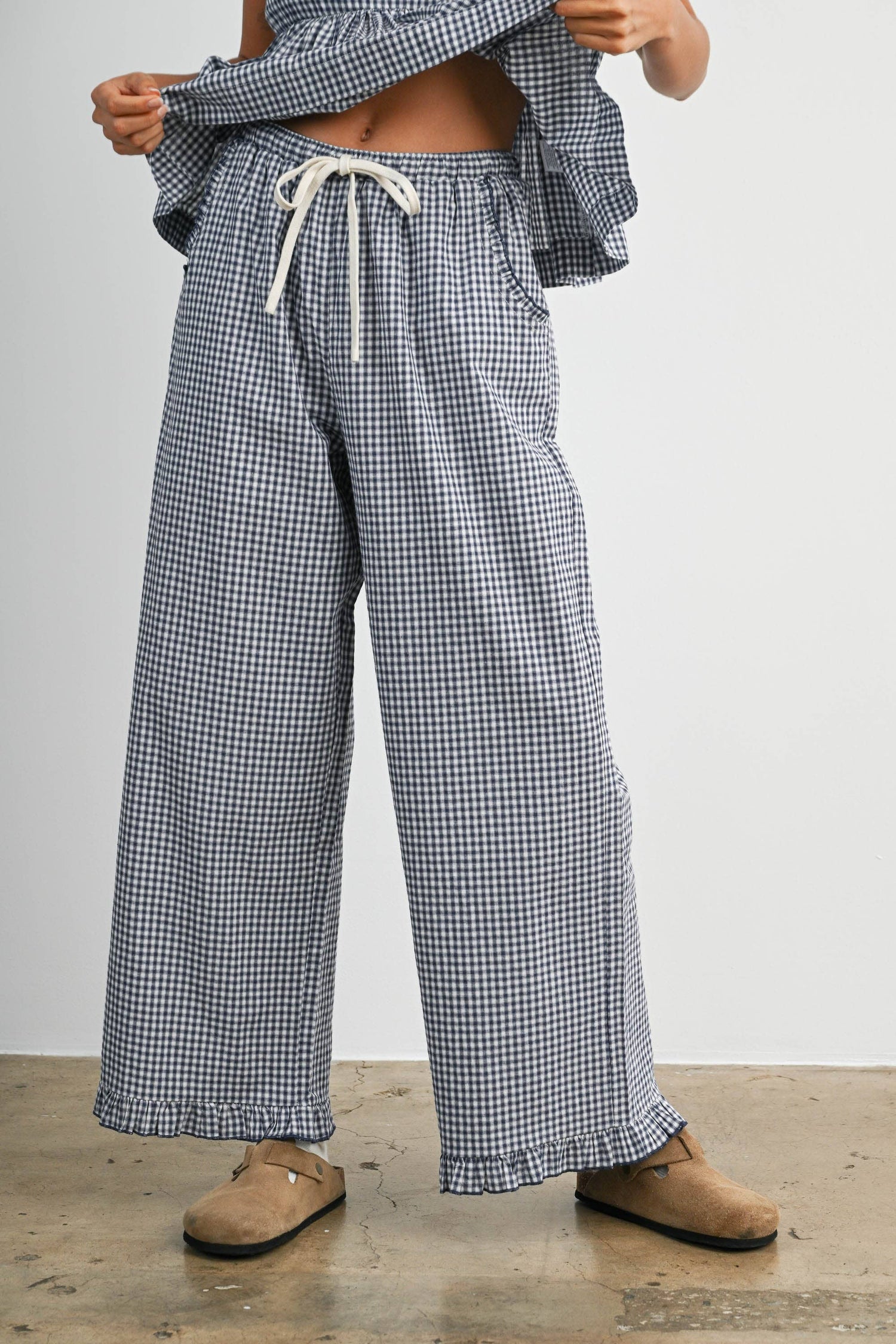Ruffle Picnic Pants