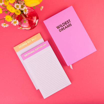 Emotional Support List Notepad