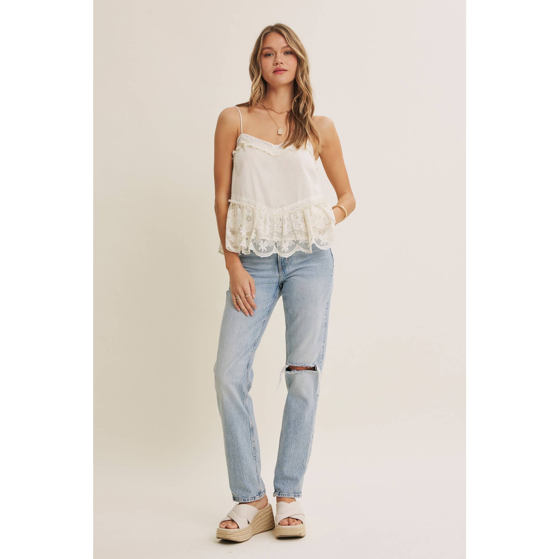 Garden Air Lace Tank