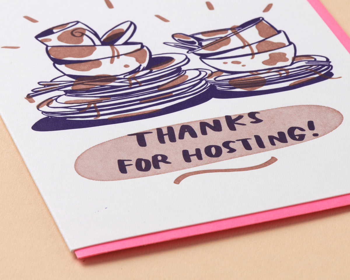 Thanks for Hosting Card