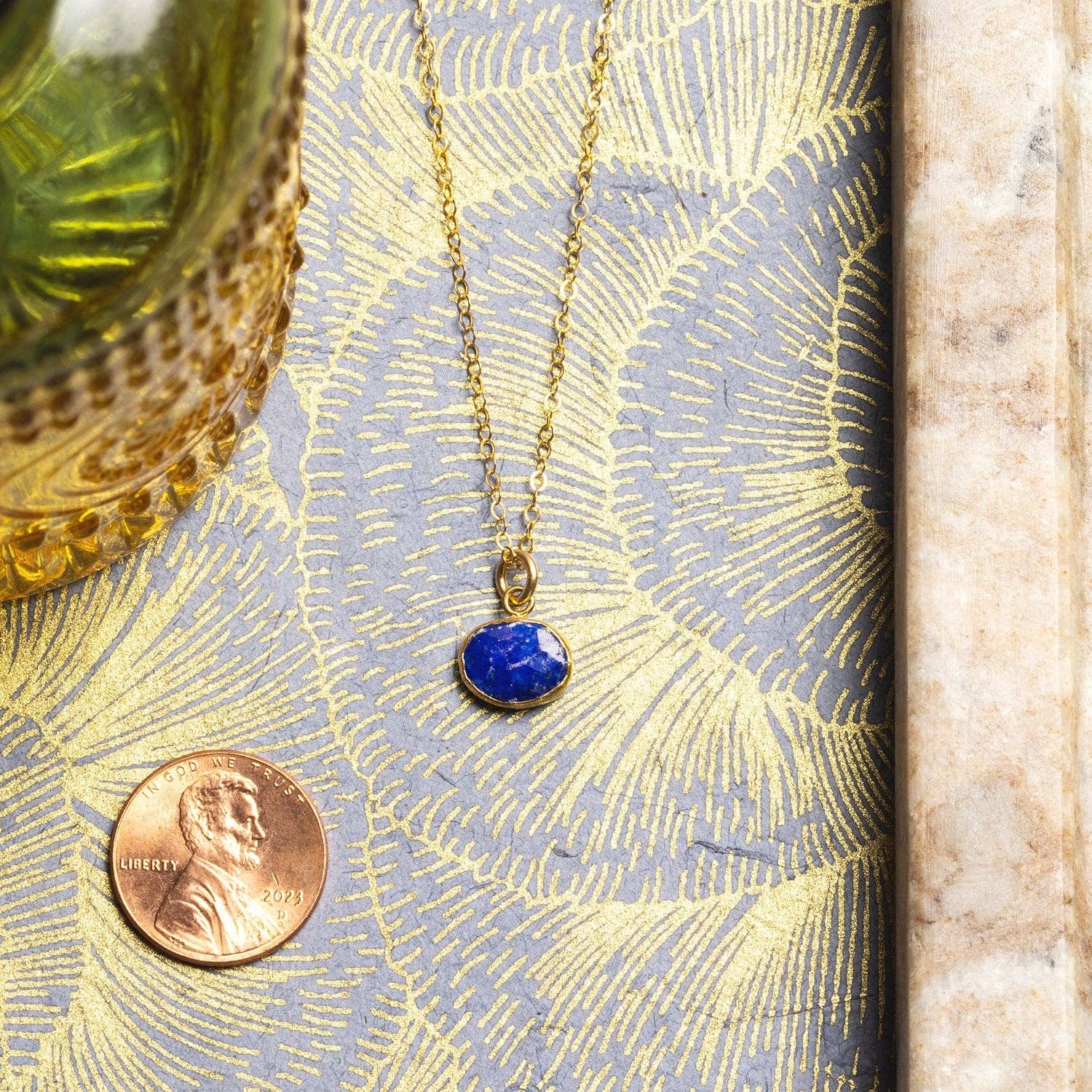 Lapis Lazuli Oval Necklace