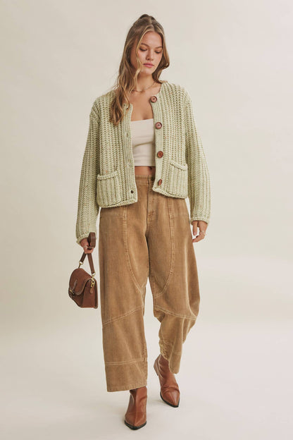 Speckled Apple Cardigan