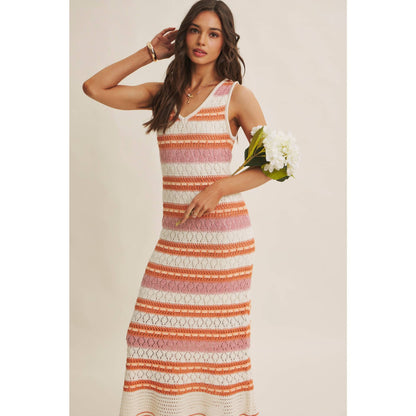 Crochet Midi Dress