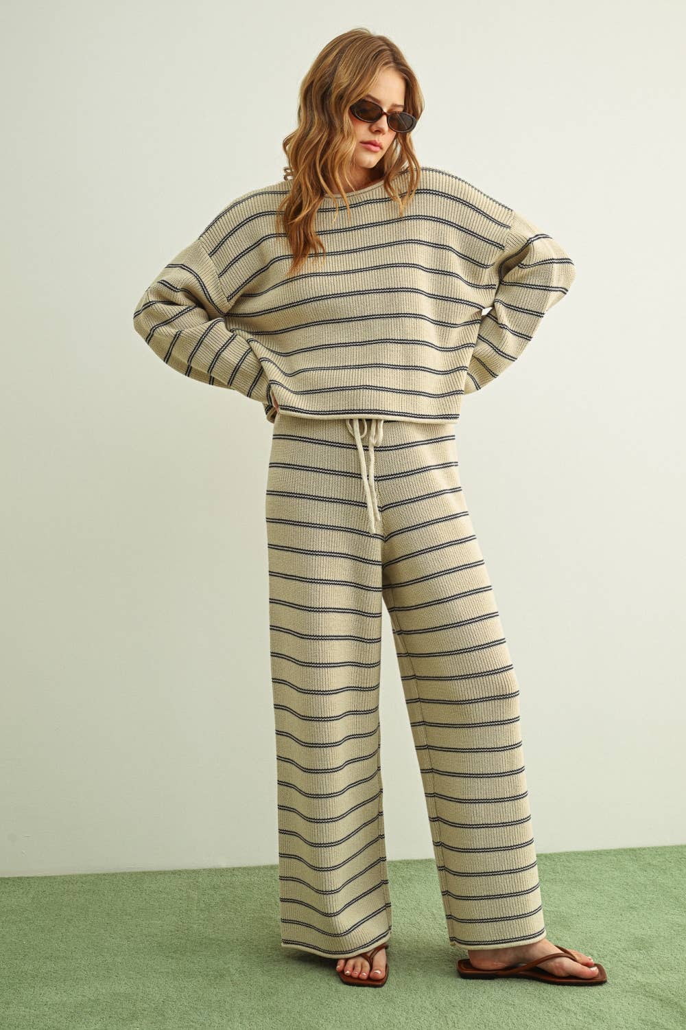 Abigail Stripe Sweater Top