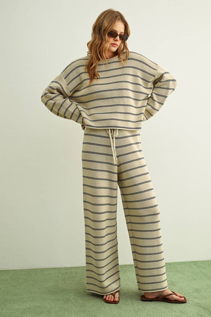 Abigail Stripe Sweater Top