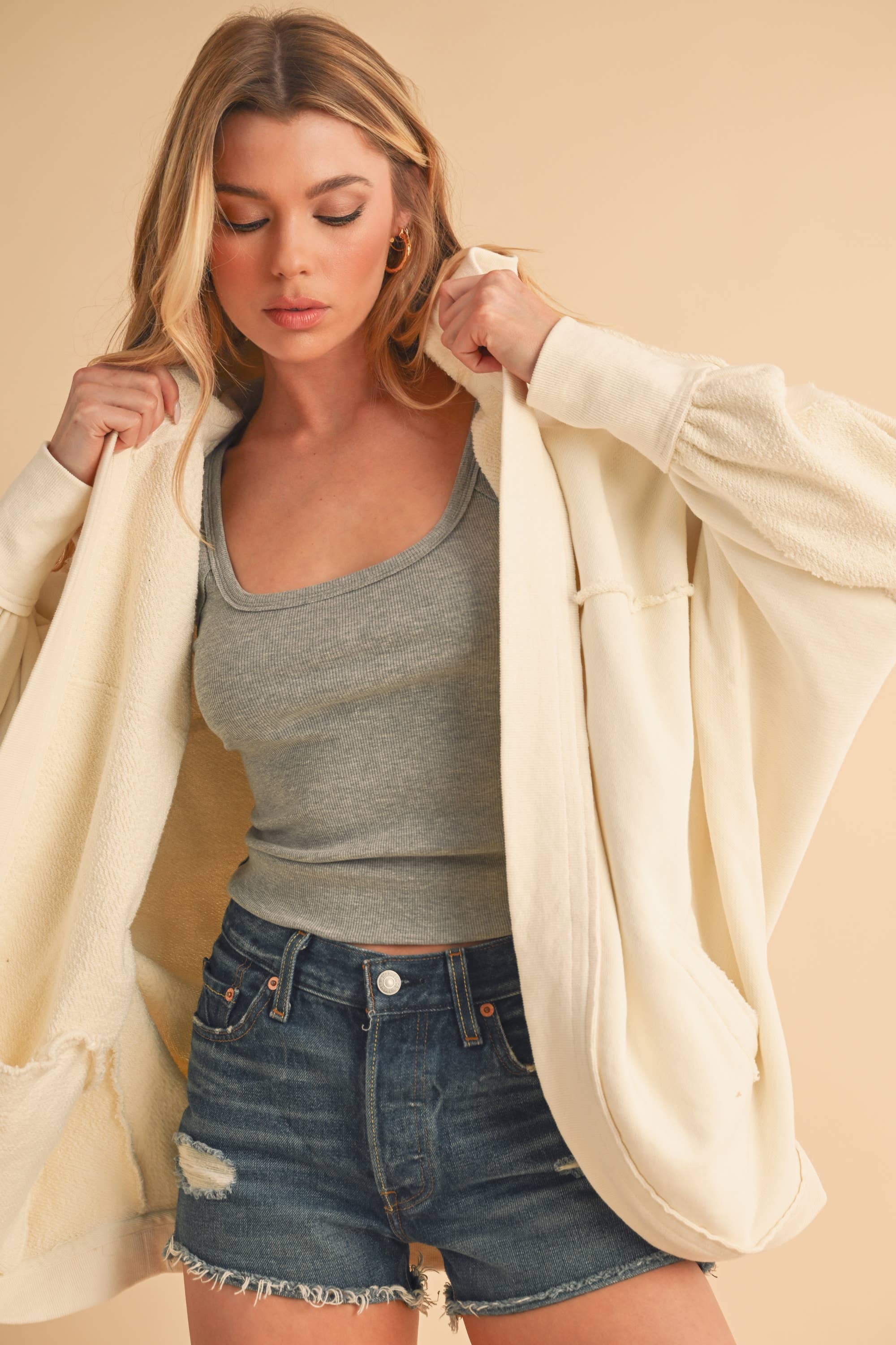 Grace Hooded Cardi