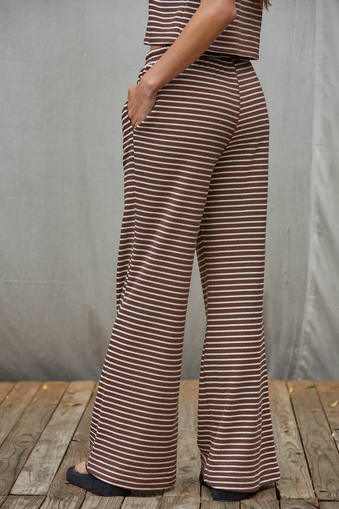 Charleston Striped Flare Pants