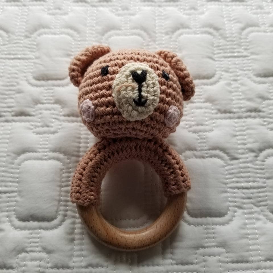 Bear Crochet Rattle