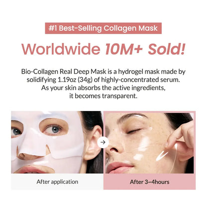 Bio-Collagen Real Deep Face Sheet Mask