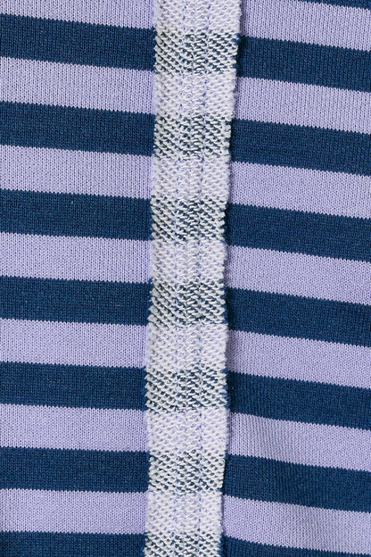 Grace Striped Mock Neck