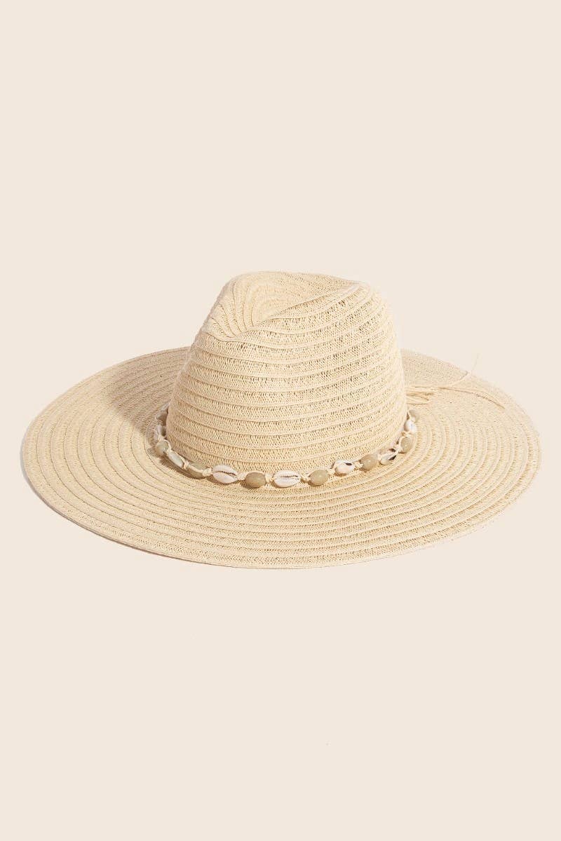Sea Shell Straw Hat