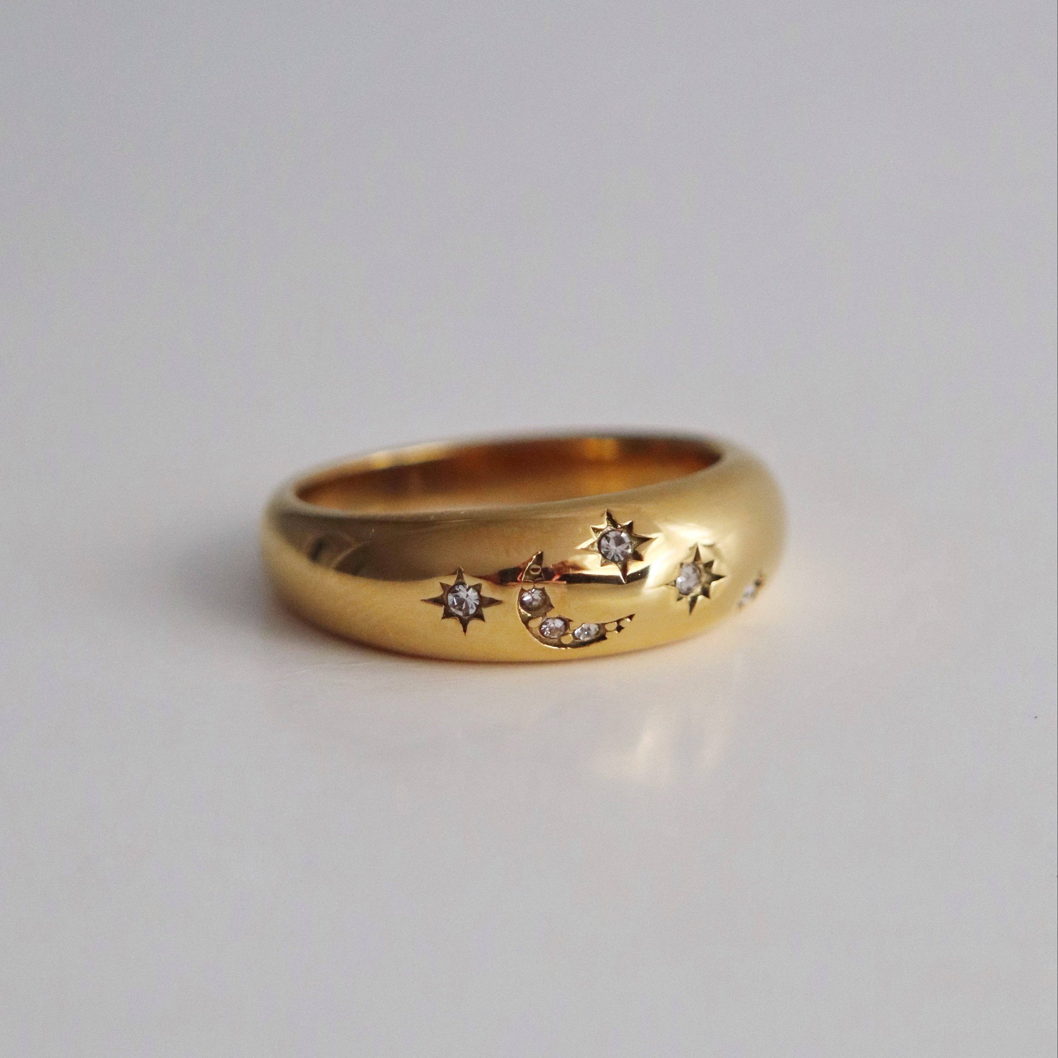 Stars and Moon Ring | Everyday Ring