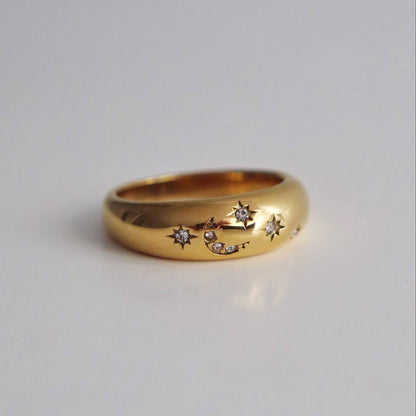 Stars and Moon Ring | Everyday Ring