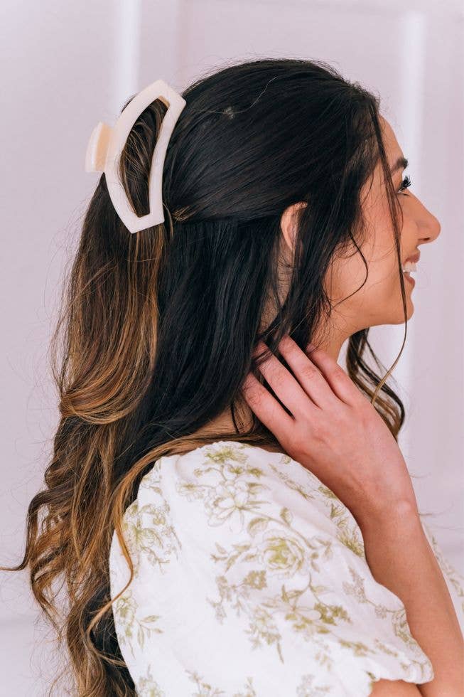 Almond Open Hair Clip