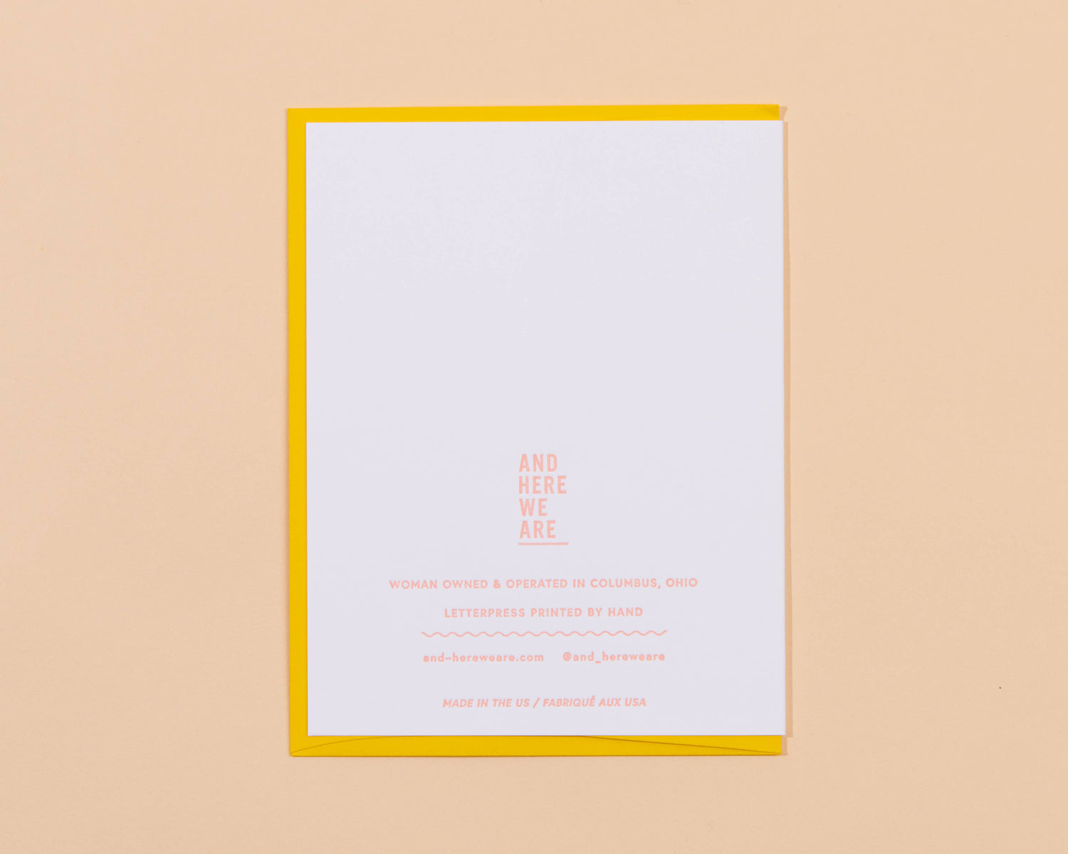 Thank You Card—Three Thanks Pink and Orange