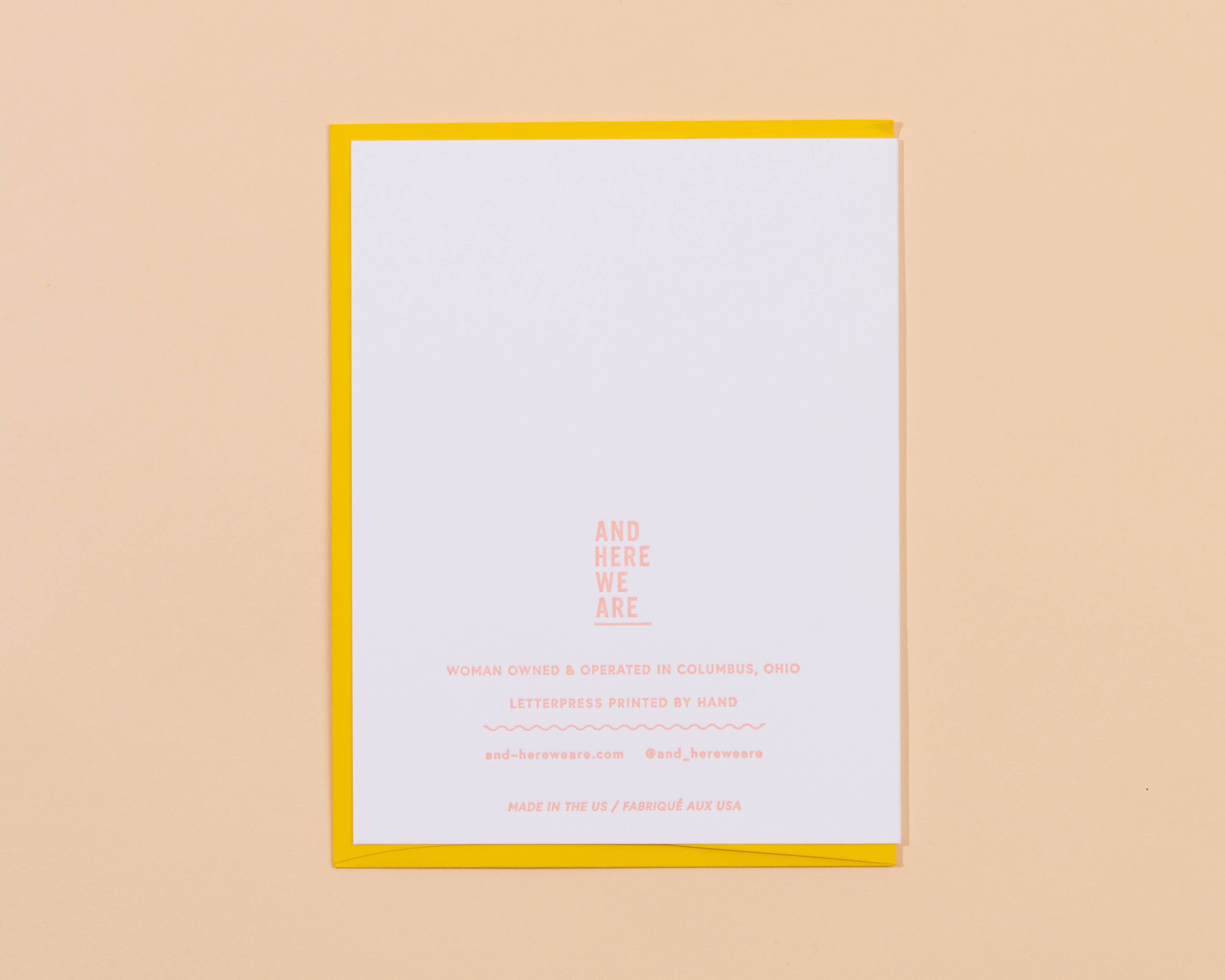 Thank You Card—Three Thanks Pink and Orange