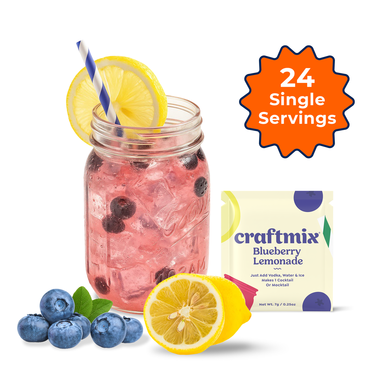 Blueberry Lemonade &amp; Cocktail Mixer