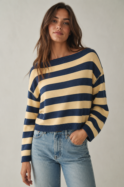 Boat Day Stripe Sweater