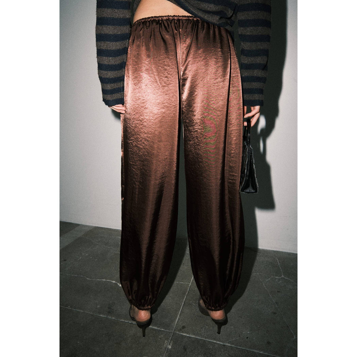 Lucille Satin Balloon Pants