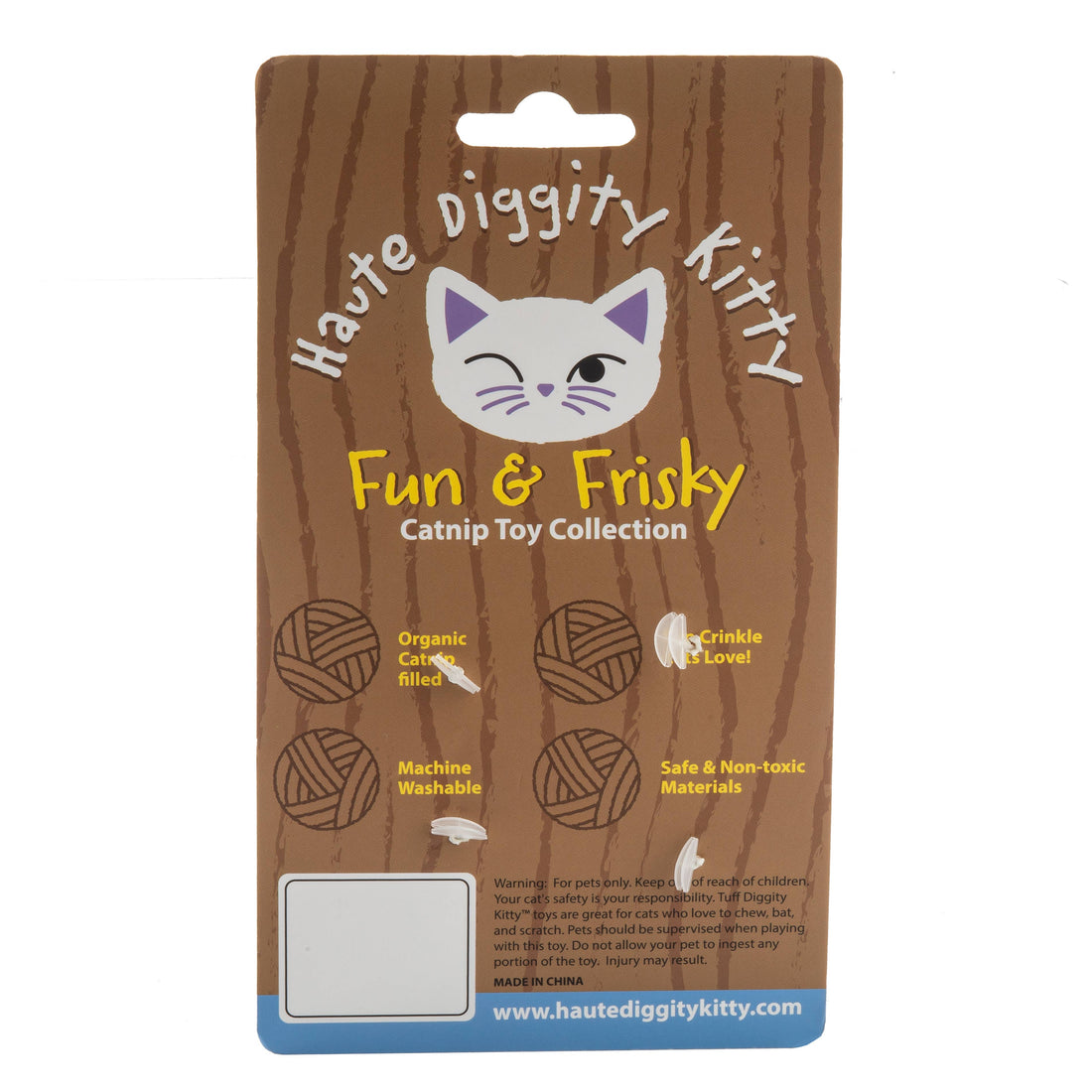 Kitty Vuiton Checker Balls Catnip Toys