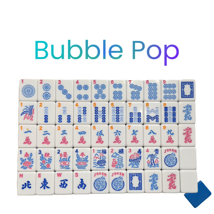 Bubble Pop Mahjong Tiles