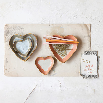 Glazed Heart Dish