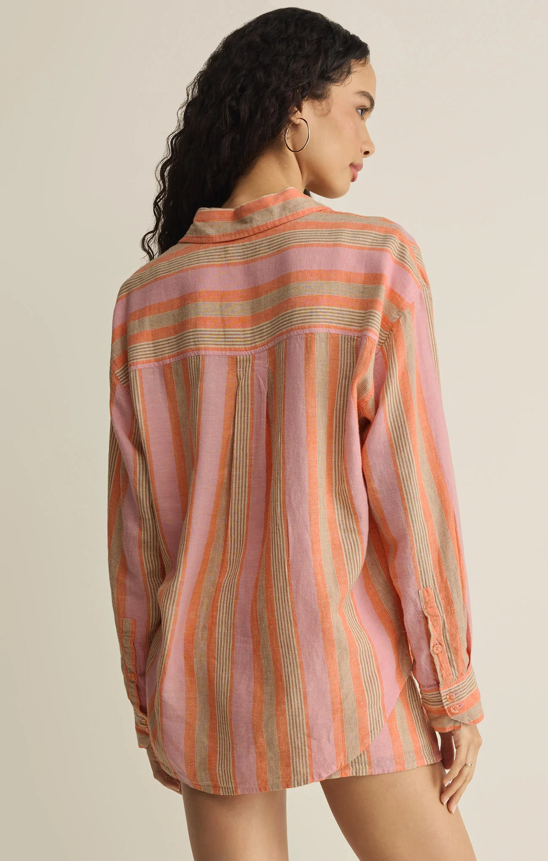 Tiger Lily Button Up